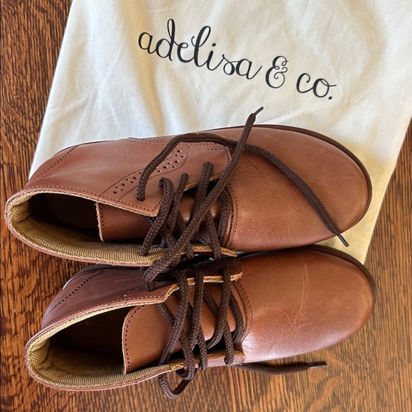 Adelisa & Co Children’s Boots, style Paseo, color Espresso, size 32(1 youth) NEW - Picture 4 of 6